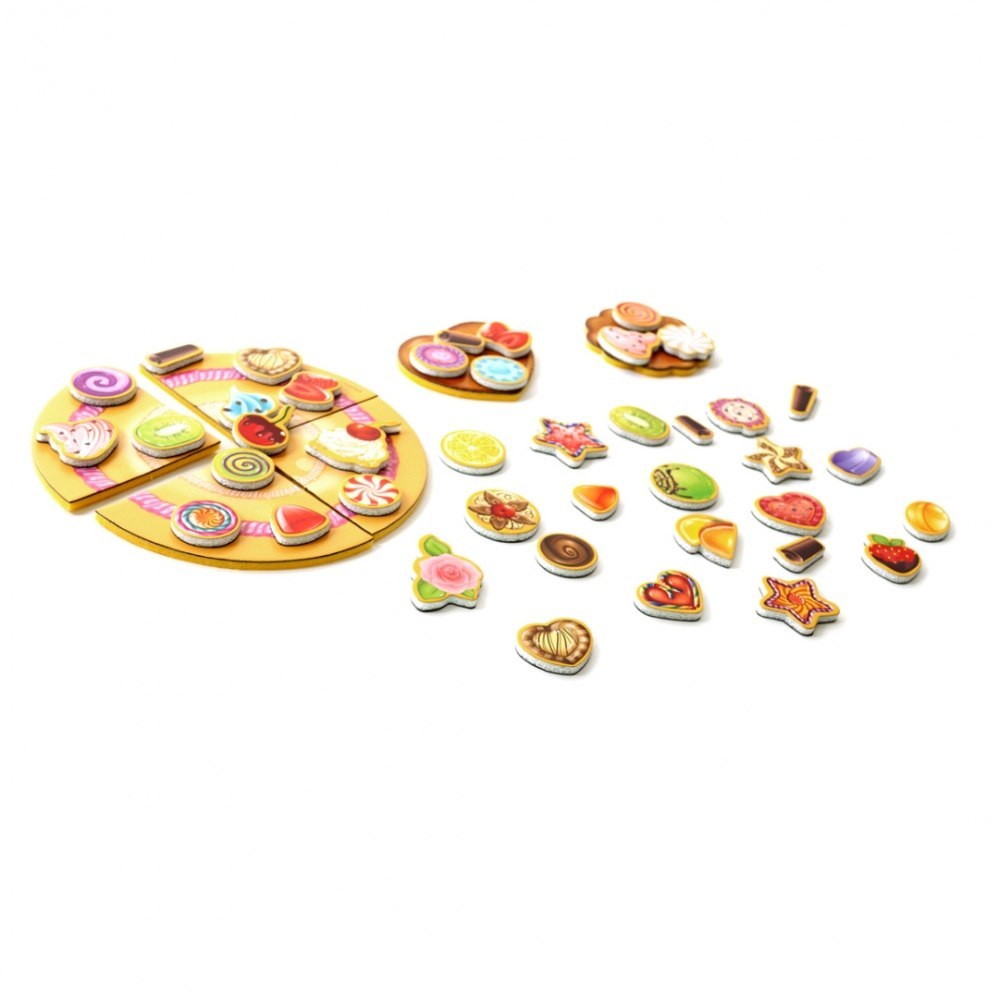 PUZZLE MAGNET KUCHEN PLX PUD ROTER CAFER